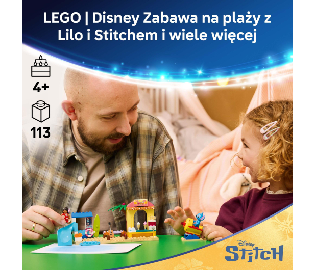 LEGO DISNEY 43280 Zabawa na plaży z Lilo i Stitchem - 1529795 - zdjęcie 4